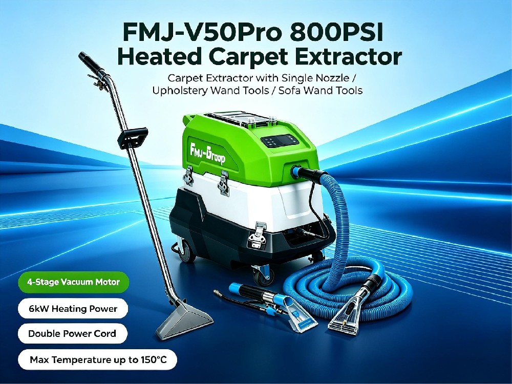 FMJ-V50Pro 230V 50KPA 800PSI steam carpet extractor 