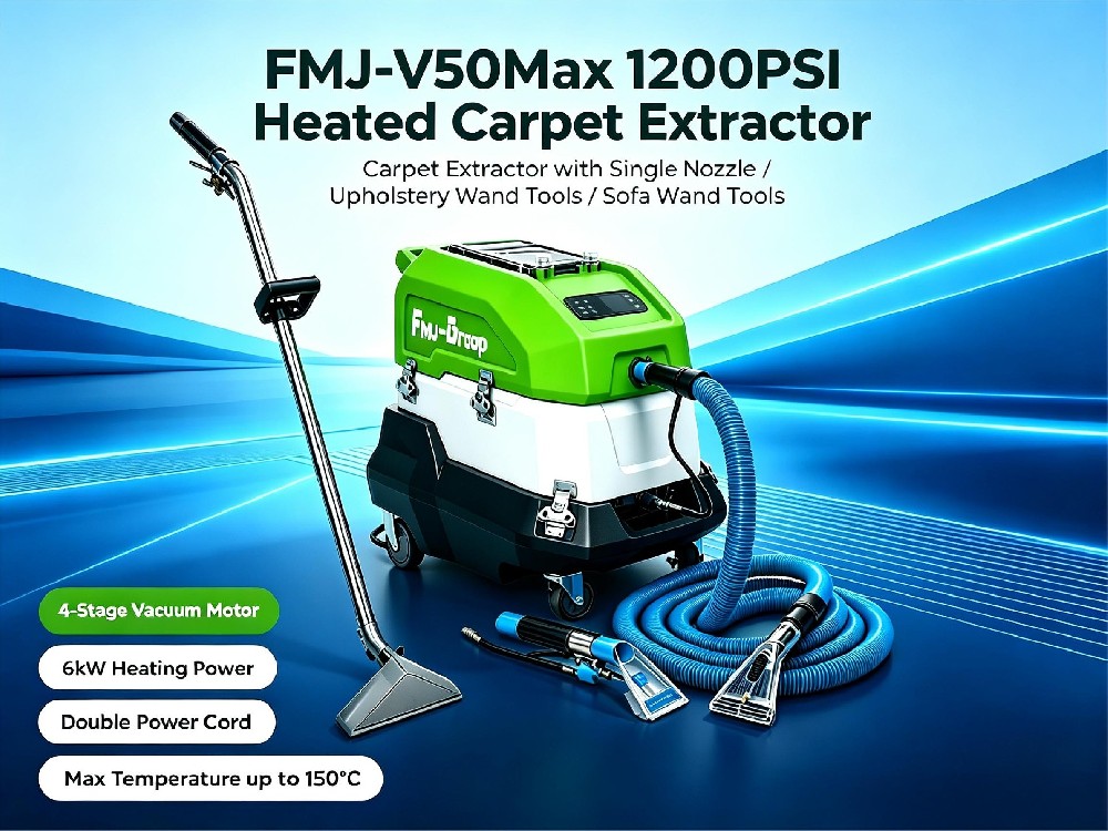 FMJ-V50Max 230V 50KPA 1200PSI steam carpet extractor 